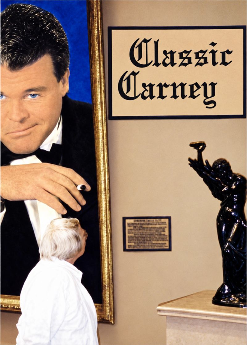 Classic Carney cover featuring John Carney in a framed portrait