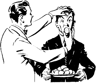John Carney in a comic character